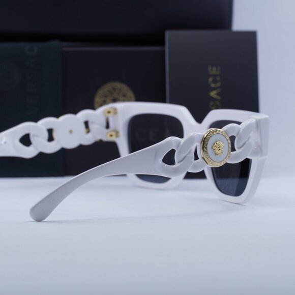Versace VE4409 314/87 Square Sunglasses – White/Grey - Picture 5 of 10